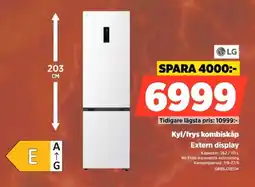 Power LG kyl/frys kombiskåp erbjuda