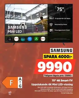 Power Samsung 75" 4K Smart-TV erbjuda