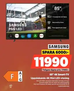 Power Samsung 85" 4K Smart-TV erbjuda