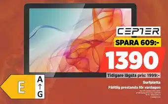 Power Cepter surfplatta erbjuda