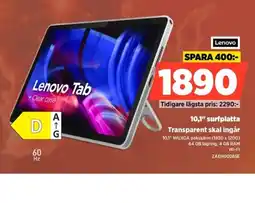 Power Lenovo Tab erbjuda
