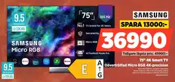 Power Samsung 75" 4K Smart TV erbjuda