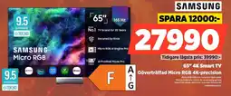 Power Samsung 65" 4K Smart TV erbjuda