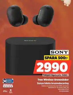 Power Sony true wireless-örnssnäckor erbjuda