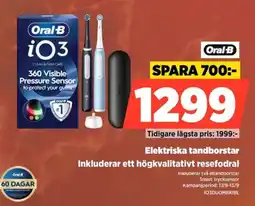 Power Oral-B elektriska tandborstar erbjuda