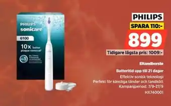 Power Philips el tandborste erbjuda
