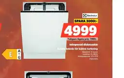 Power Electrolux integrerad diskmaskin erbjuda