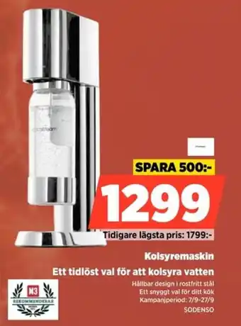 Power Sodenso kolsyremaskin erbjuda
