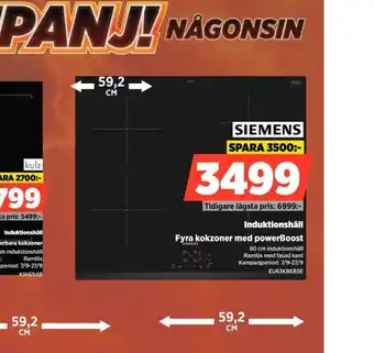 Power Siemens induktionshäll erbjuda