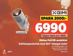 Power Xgimi bärbar full hd-projektor erbjuda