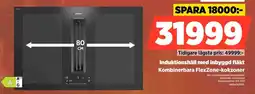 Power Miele induktionshäll med inbyggd fläkt erbjuda
