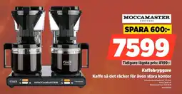 Power Moccamaster kaffebryggare erbjuda
