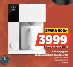 Power Ready kaffebryggare erbjuda