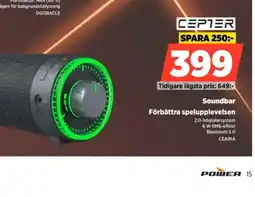 Power Cepter soundbar erbjuda