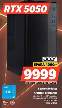 Power Acer Stationär dator erbjuda