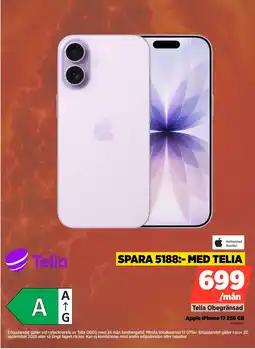 Power Apple iPhone 17 256 GB erbjuda