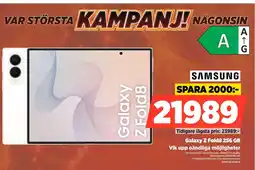 Power Samsung galaxy z fold8 erbjuda