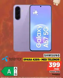 Power Samsung Galaxy A57 5G erbjuda