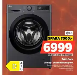 Power Lg tvätt/tork erbjuda