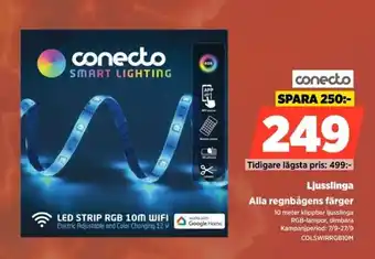 Power conecto ljusslinga erbjuda