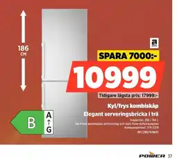 Power Asko kyl/frys kombiskåp erbjuda