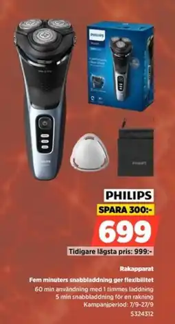 Power Philips rakapparat erbjuda