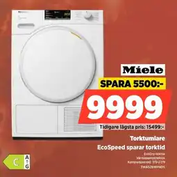 Power Miele Torktumlare erbjuda