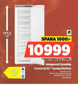 Power Asko integrerat frysskåp erbjuda