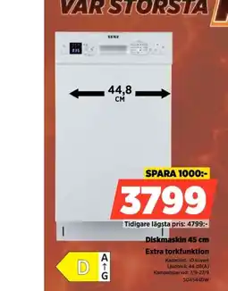 Power Senz diskmaskin erbjuda