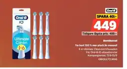Power Oral-B Borsthuvud erbjuda