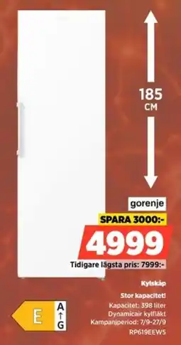 Power gorenje kylskåp erbjuda