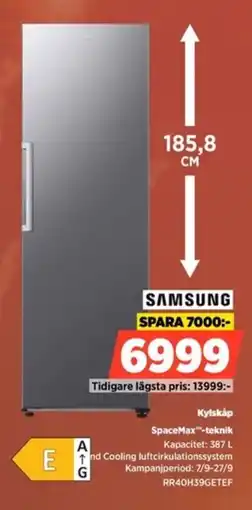 Power Samsung kylskåp erbjuda