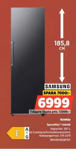 Power Samsung kylskåp erbjuda