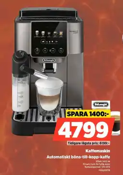 Power DeLonghi kaffemaskin automatiskt båna-till-kopp-kaffe erbjuda