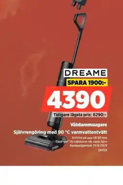 Power Dreame våtdammsugare erbjuda