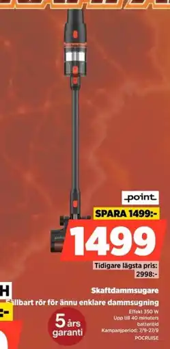 Power Point skaftdammsugare erbjuda