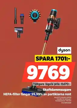 Power Dyson skaftdammsugare erbjuda