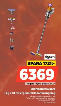 Power Dyson skaftdammsugare erbjuda