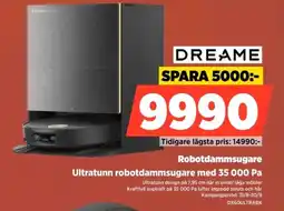 Power Dreame robotdammsugare erbjuda