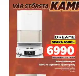 Power Dreame robotdammsugare erbjuda