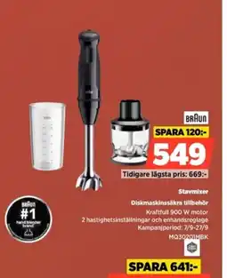 Power Braun stavmixer erbjuda