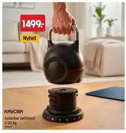 Jula Justerbar kettlebell 2-20 kg erbjuda