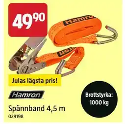 Jula Spännband 4,5 m erbjuda