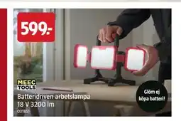 Jula Batteridriven arbetslampa erbjuda