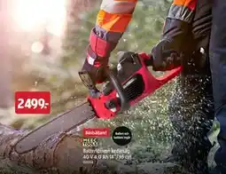 Jula Batteridriven kedjesåg 40 V 4,0 Ah 14”/36 cm erbjuda