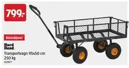 Jula Transportvagn 95x50 cm 250 kg erbjuda
