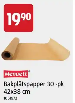 Jula Bakplåtspapper 30 -pk 42x38 cm erbjuda