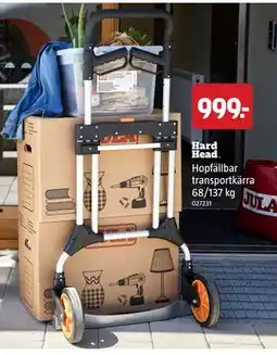 Jula Hopfällbar transportkärra 68/137 kg erbjuda