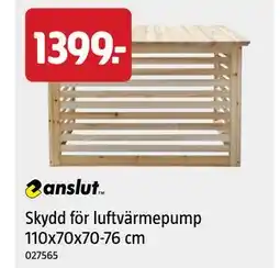 Jula Skydd för luftvärmepump 110x70x70-76 cm erbjuda