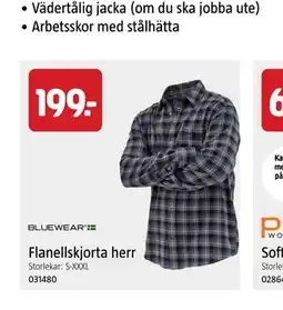 Jula Flanellskjorta herr erbjuda